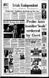 Irish Independent Saturday 15 December 1990 Page 1