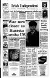 Irish Independent Wednesday 19 December 1990 Page 1
