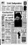 Irish Independent Thursday 27 December 1990 Page 1