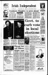 Irish Independent Friday 08 March 1991 Page 1