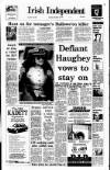 Irish Independent Saturday 02 November 1991 Page 1