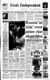 Irish Independent Saturday 04 January 1992 Page 1