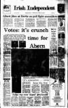 Irish Independent Saturday 01 February 1992 Page 1