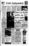 Irish Independent Wednesday 08 April 1992 Page 1
