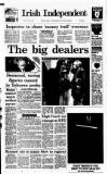 Irish Independent Saturday 01 August 1992 Page 1