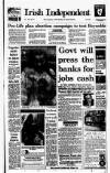 Irish Independent Friday 04 September 1992 Page 1