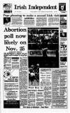 Irish Independent Thursday 10 September 1992 Page 1