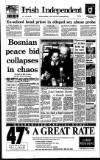 Irish Independent Thursday 02 September 1993 Page 1