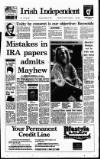 Irish Independent Thursday 02 December 1993 Page 1
