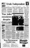 Irish Independent Thursday 09 December 1993 Page 1