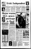 Irish Independent Monday 03 January 1994 Page 1