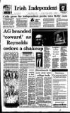 Irish Independent Thursday 03 November 1994 Page 1