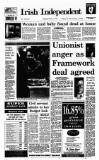 Irish Independent Wednesday 15 February 1995 Page 1