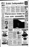 Irish Independent Wednesday 22 February 1995 Page 1
