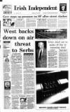 Irish Independent Saturday 22 July 1995 Page 1