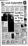 Irish Independent Thursday 23 November 1995 Page 1