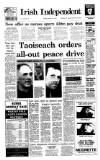 Irish Independent Thursday 22 February 1996 Page 1