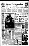 Irish Independent Wednesday 13 March 1996 Page 1