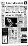 Irish Independent Monday 15 April 1996 Page 1