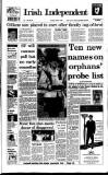 Irish Independent Thursday 25 April 1996 Page 1