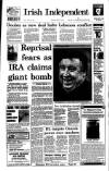 Irish Independent Saturday 27 April 1996 Page 1