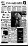 Irish Independent Tuesday 30 April 1996 Page 1