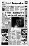 Irish Independent Tuesday 30 July 1996 Page 1