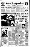 Irish Independent Monday 09 December 1996 Page 1