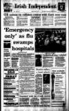 Irish Independent Friday 10 January 1997 Page 1