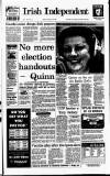 Irish Independent Tuesday 18 February 1997 Page 1
