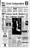 Irish Independent Monday 10 November 1997 Page 1