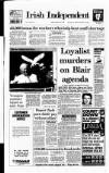 Irish Independent Monday 19 January 1998 Page 1