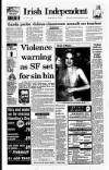 Irish Independent Monday 16 February 1998 Page 1