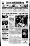 Irish Independent Friday 10 November 2000 Page 1