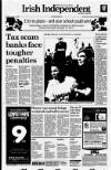 Irish Independent Monday 15 January 2001 Page 1