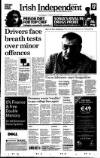 Irish Independent Thursday 15 May 2003 Page 1
