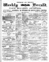 Tottenham and Edmonton Weekly Herald Friday 25 October 1889 Page 1