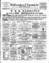 Willesden Chronicle Friday 26 October 1888 Page 1
