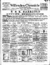 Willesden Chronicle Friday 16 November 1888 Page 1