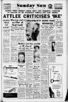 Sunday Sun (Newcastle) Sunday 15 November 1959 Page 1