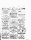Eastern Daily Press Wednesday 28 December 1887 Page 1