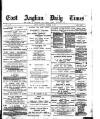 East Anglian Daily Times Wednesday 30 December 1891 Page 1