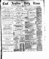 East Anglian Daily Times Monday 18 January 1892 Page 1