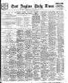East Anglian Daily Times Monday 09 November 1908 Page 1