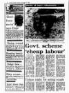 Govt. scheme `cheap labour' By TONY KELLY