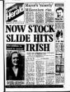 Evening Herald (Dublin) Wednesday 30 December 1987 Page 1