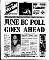 Evening Herald (Dublin) Wednesday 03 June 1992 Page 1