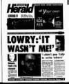 Evening Herald (Dublin) Friday 03 November 1995 Page 1