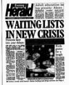 Evening Herald (Dublin) Saturday 02 October 1999 Page 1