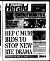 Evening Herald (Dublin) Tuesday 15 January 2002 Page 1